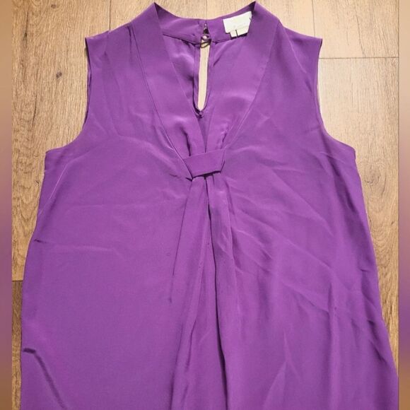 Kate Spade Silk Sleeveless Top Purple Size XS - Picture 3 of 4